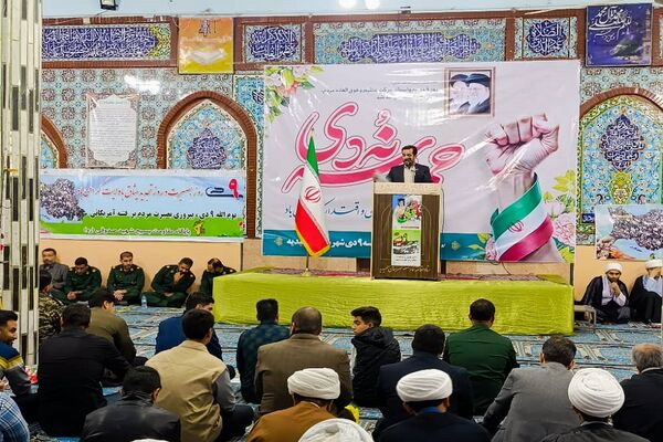 بزرگداشت حماسه ۹ دی در شهرستان حمیدیه
