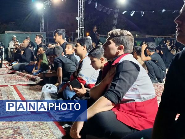 جوانان هلال احمر کاشمر در سوگ رقیه (س)