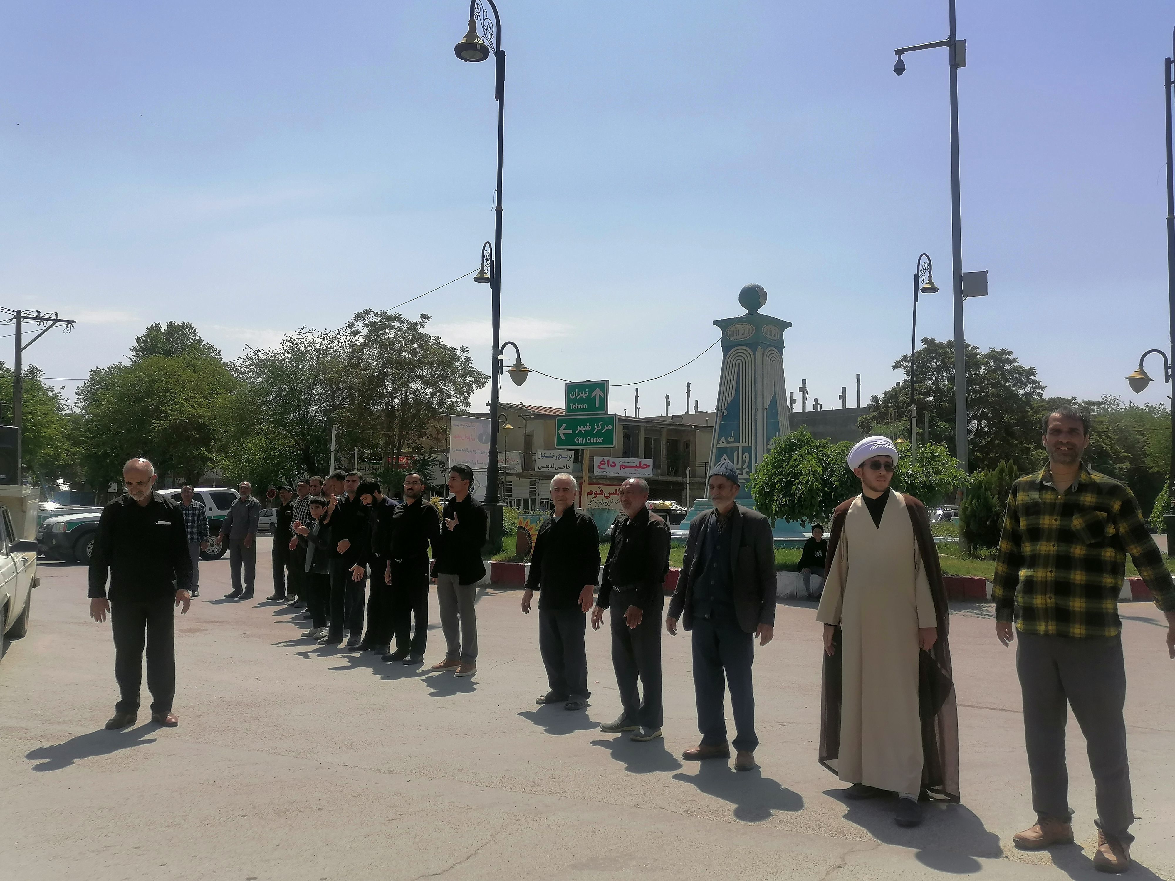 دسته‌روی هیات مذهبی سملقان در سالروز شهادت امام جعفر صادق(ع)