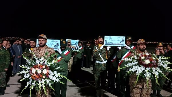 آیین استقبال از ۶ شهید گمنام در استان چهارمحال و بختیاری