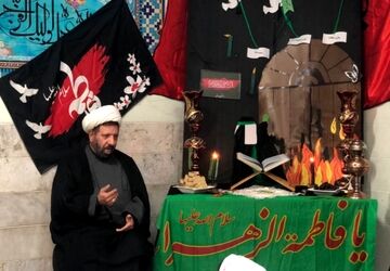 مدرسه هدی۱ میزبان مراسم عزاداری حضرت فاطمه‌ زهرا(س)