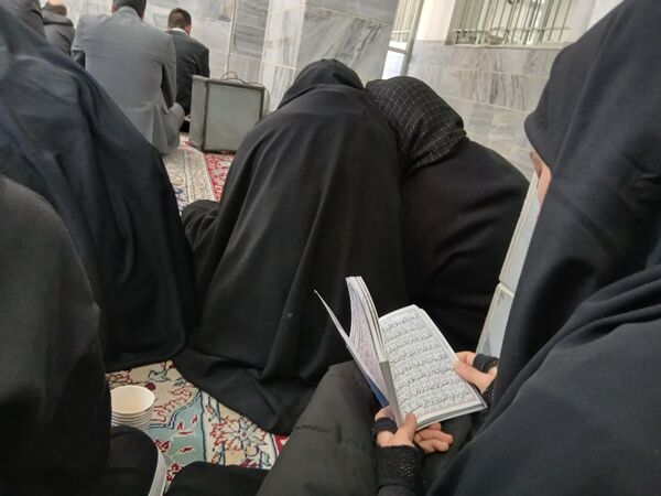 دعای ندبه در مدرسه حضرت زهرا (س) نیر