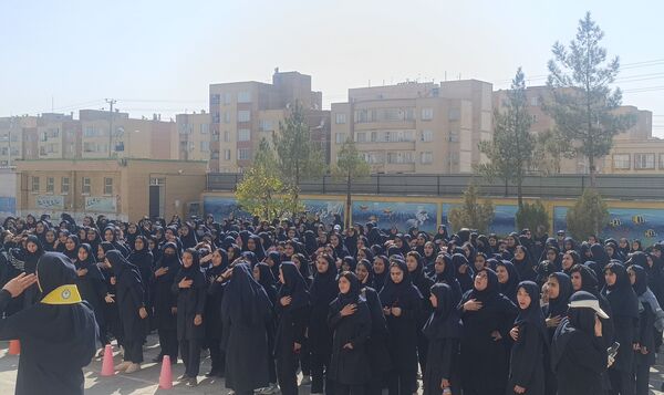 افتتاحیه المپیاد ورزشی درون مدرسه ای در دبیرستان مهر نیشابور