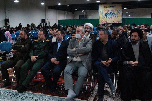 بزرگداشت پنجمین سالگرد شهادت شهید حاج قاسم سلیمانی در مصلی شهر قیامدشت ناحیه یک ری