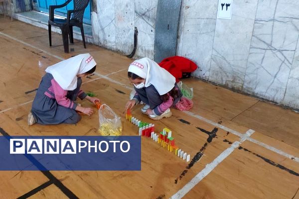 مسابقه دومینو دانش‌آموزان دختر مقاطع ابتدایی و متوسطه ناحیه سه شیراز 