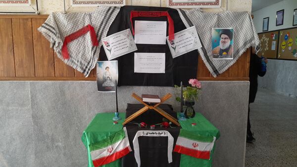 بزرگداشت شهید مقاومت سید حسن نصرالله در دبیرستان صفورا ۲ مشهد