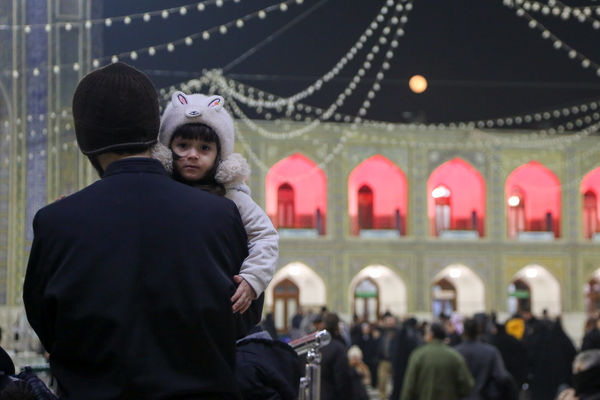 حال و هوای حرم مطهر رضوی در شب وفات حضرت زینب سلام الله علیها