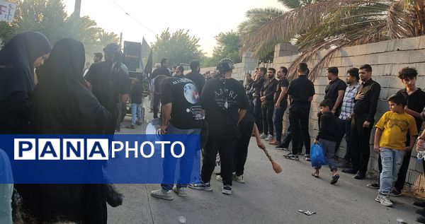 مراسم عزاداری امام حسین‌‌(ع) در روستای باغات