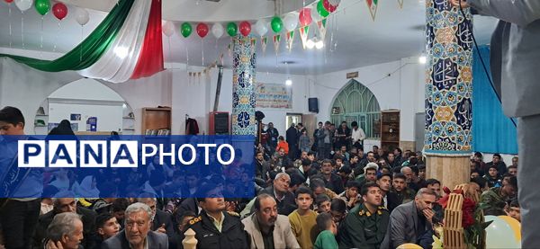 جشن میلاد امام زمان(عج) و گرامیداشت دهه فجر در مسجد بقیة الله شوراب صغیر