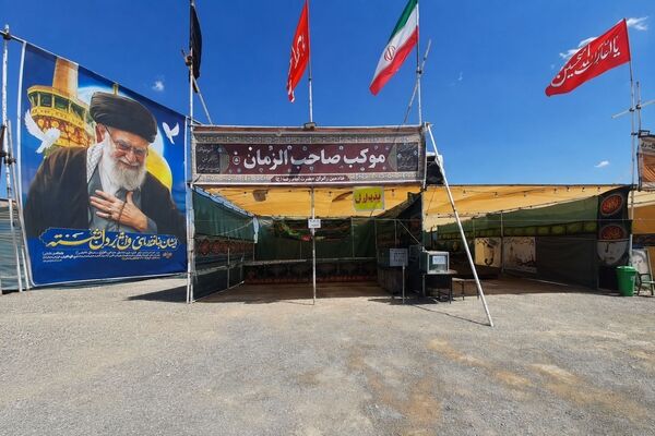 موکب امام‌رضایی روستای سرهنگ بخش رخ، آماده خدمت‌رسانی به زائران دهه پایانی ماه صفر است