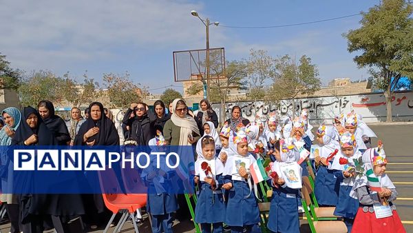 آیین جشن شکوفه‌ها در دبستان زکیه شیروان