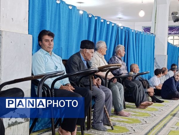 مراسم بزرگداشت شهدای دولت در مسجد جامع آشخانه