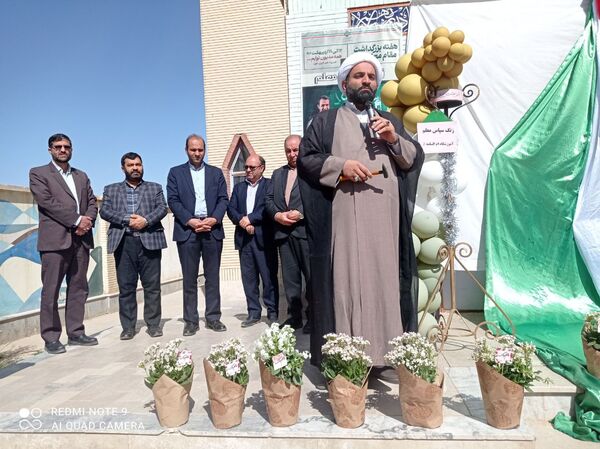 نواختن زنگ سپاس معلم در شهرستان جاجرم