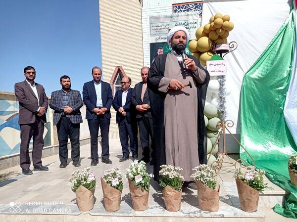 نواختن زنگ سپاس معلم در شهرستان جاجرم