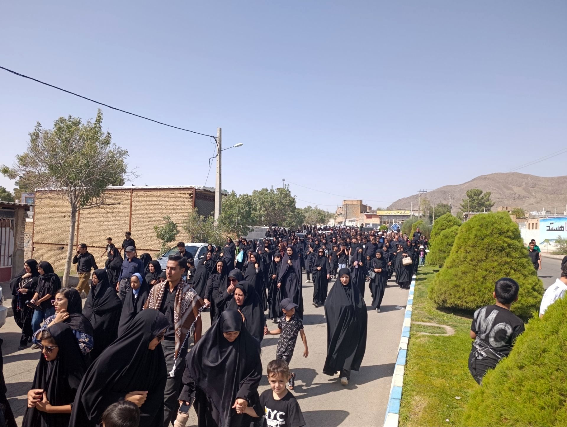 پیاده‌روی جاماندگان اربعین در تربت حیدریه 