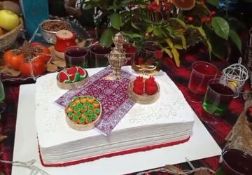 یلدایی به رنگ انار و به شیرینی هندوانه در معمولان