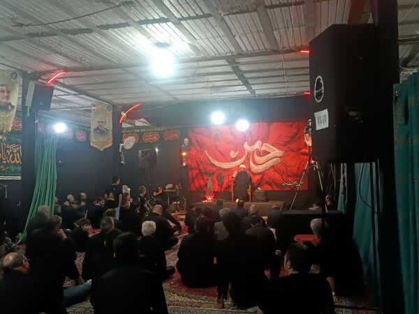 شب هشتم محرم در هیئت الزهرای نیشابور 
