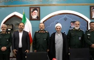 تکریم و معارفه مسئول سازمان بسیج دانش‌آموزی