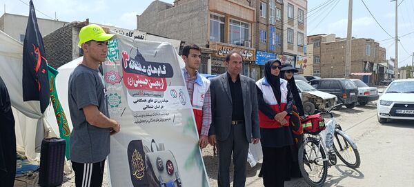 برپایی موکب توسط دانش‌آموزان در آشخانه
