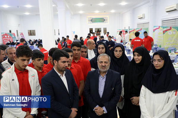 مراسم بدرقه کاروان ورزش دانش‌آموزی ایران به المپیاد جهانی با حضور وزیر آموزش و پرورش