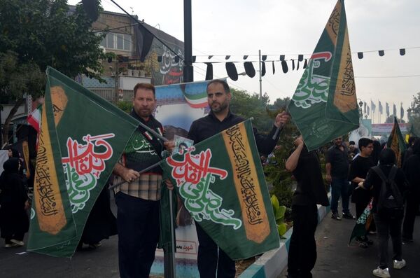 برپایی موکب عشاق الحسین سازمان دانش‌آموزی شهر تهران