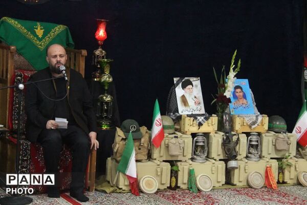 مراسم گرامیداشت شهید جنگ رمضان، امیرمحمد جعفریان در یزد