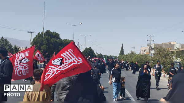 راهپیمایی دلدادگان و جاماندگان اربعین حسینی در شهرستان بیرجند