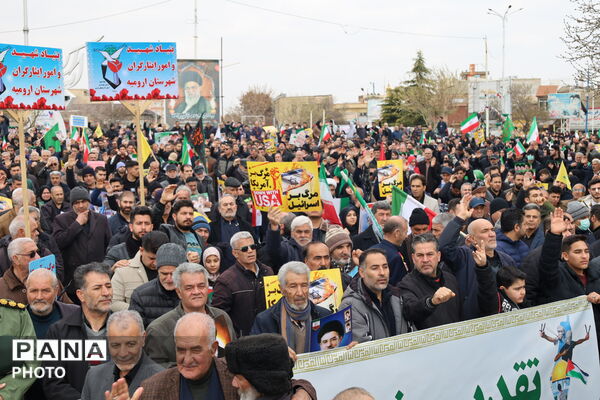 راهپیمایی روز جهانی قدس در آذربایجان غربی