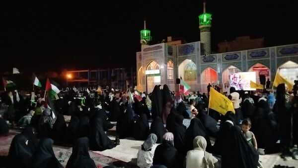 اجتماع بزرگ مردم ولایت‌مدار نیشابور در محکومیت ترور شهید قدس اسماعیل هنیه 