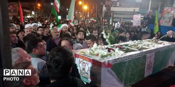 وداع آخر با شهید ناو اهل کردکوی