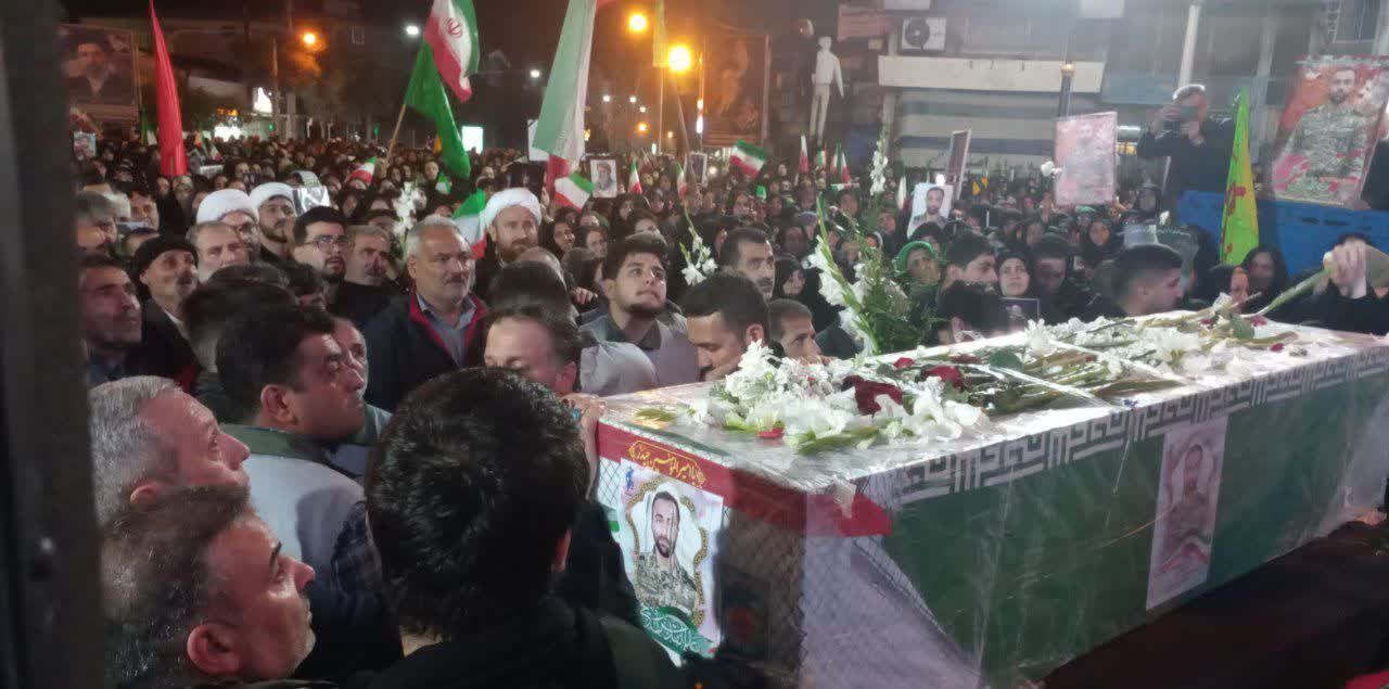 وداع آخر با شهید ناو اهل کردکوی
