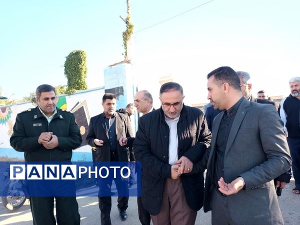 حضور معاون حقوقی و امور مجلس وزیر آموزش و پرورش در سوسنگرد