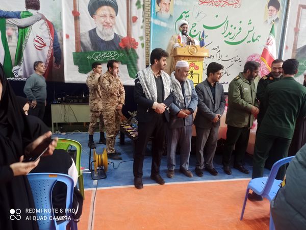 همایش بزرگ فرزندان حاج قاسم به‌مناسبت دهه فجر در شهرستان مانه