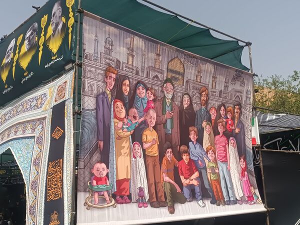 موکبی با رنگ و بوی مقاومت و شهادت 
