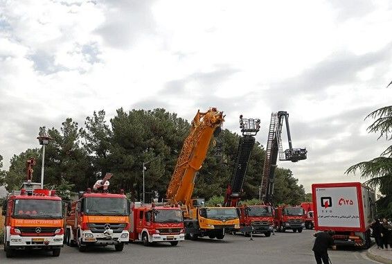 ۸۰ دستگاه خودروی عملیاتی و تجهیزات جدید به آتش‌نشانی پایتخت وارد می‌شود