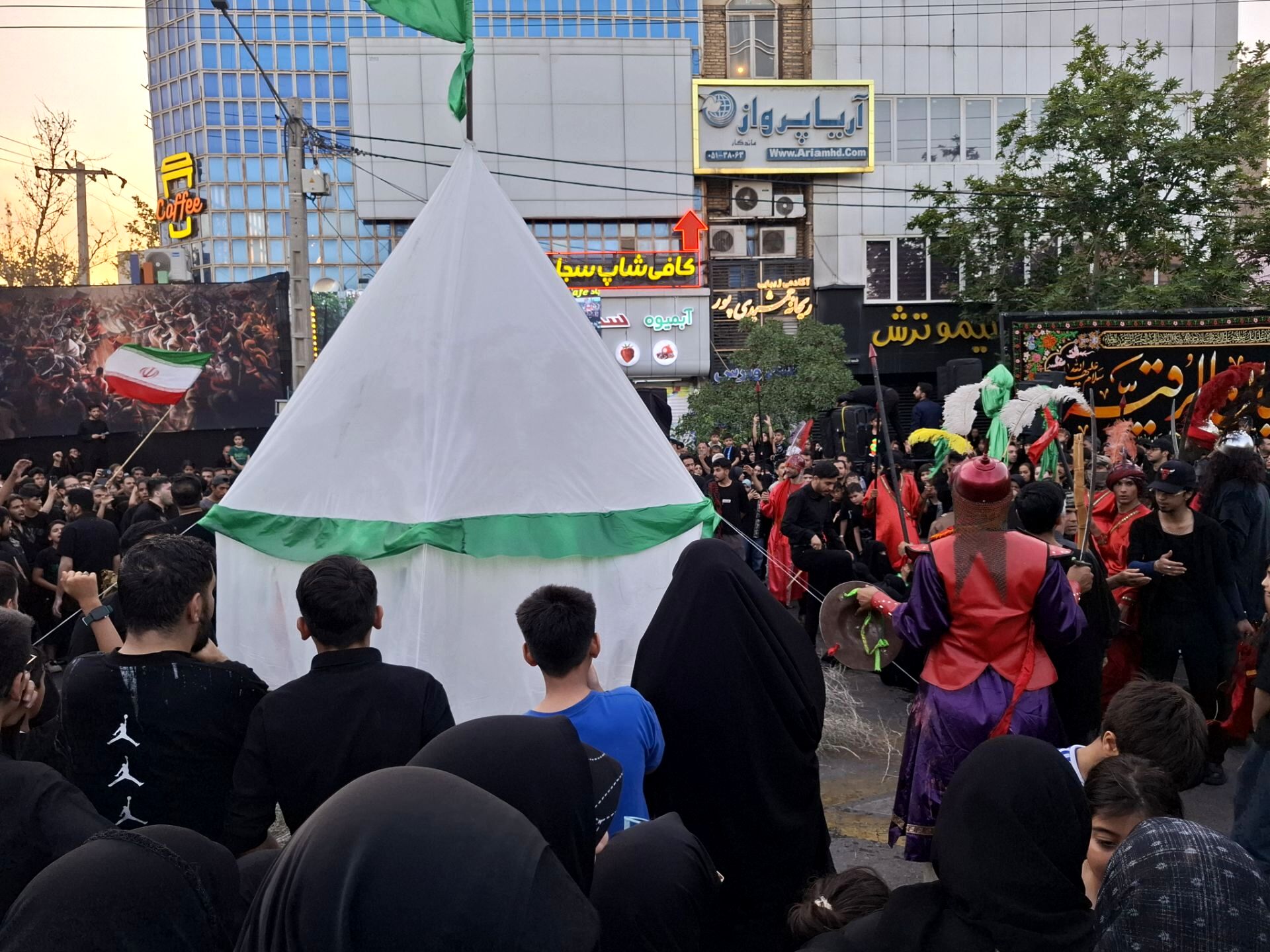 مراسم خیمه‌ سوزان در هاشمیه
