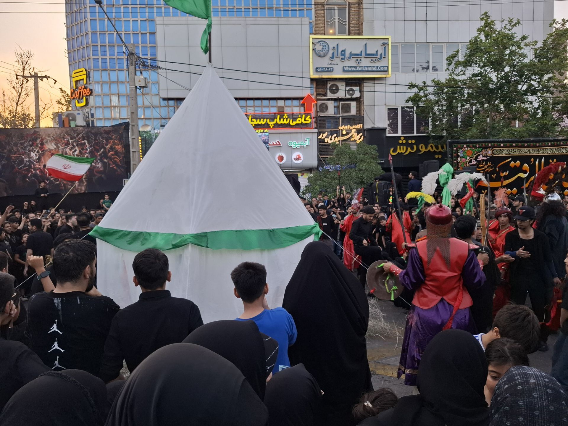 مراسم خیمه‌ سوزان در هاشمیه