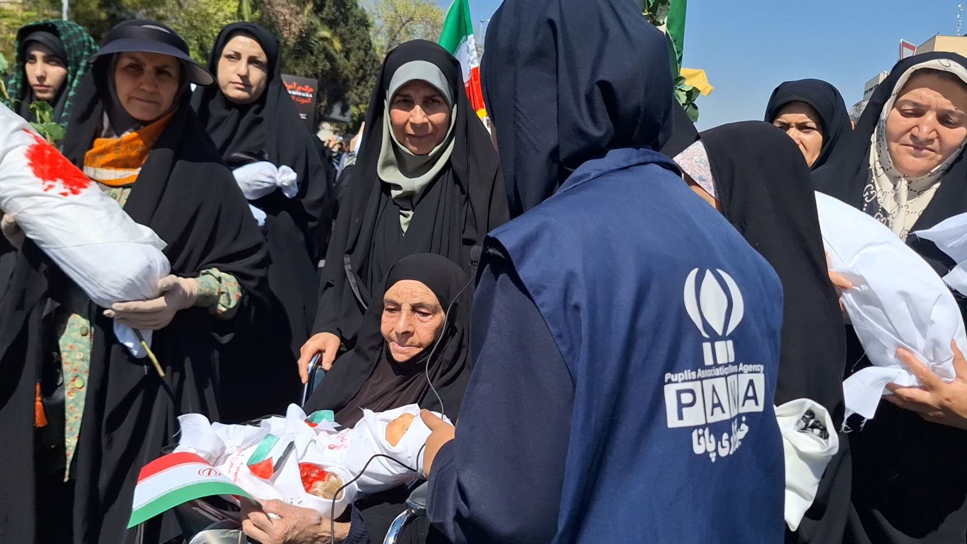 خبرنگاران پانا، سوژه خبرنگار پانا در روز قدس شدند