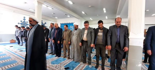 افتتاح نمازخانه هنرستان شبانه‌روزی کار و دانش خاص عبدالحسین تنباکوچی