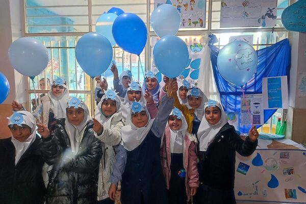 پویش نگهبان آب درمدرسه شهیدمعظم شهر قدس