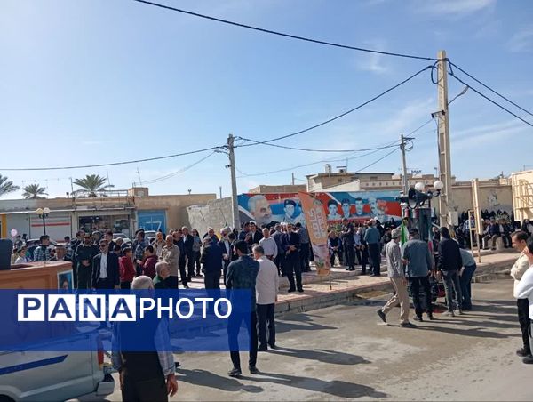 راهپیمایی 22 بهمن در لارستان 