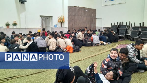 عزاداری شهادت حضرت فاطمه زهرا(س) در دبیرستان ابوریحان یک نیشابور