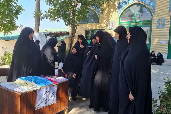 برگزاری رزمایش سراسری بسیجیان در پایگاه مسجد جامع آبسرد