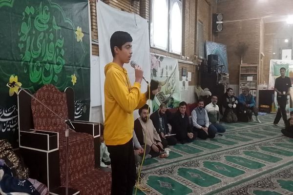 مراسم اعتکاف پسران آسمانی در مسجد علی ابن ابیطالب 