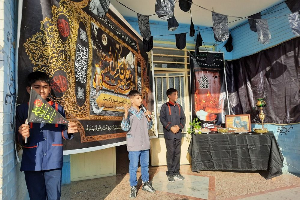 دل های کوچک در غم بزرگ فاطمیه؛ 