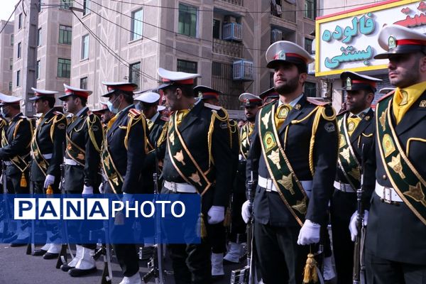 مراسم تشییع پیکر مطهر شهید والامقام شاهین دهقانی