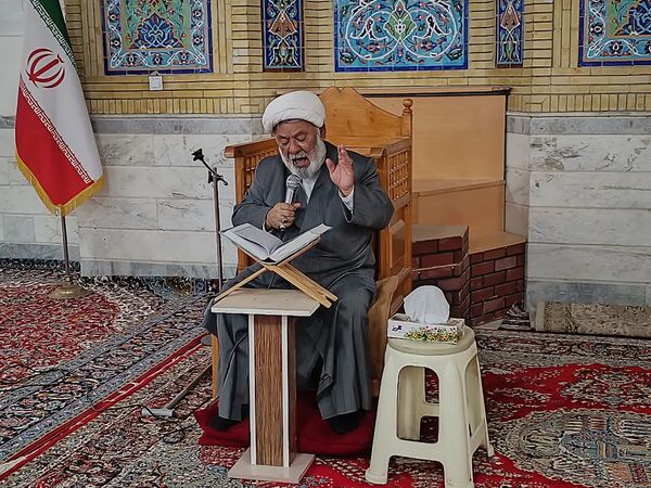 مراسم دعای عرفه در شهر درق