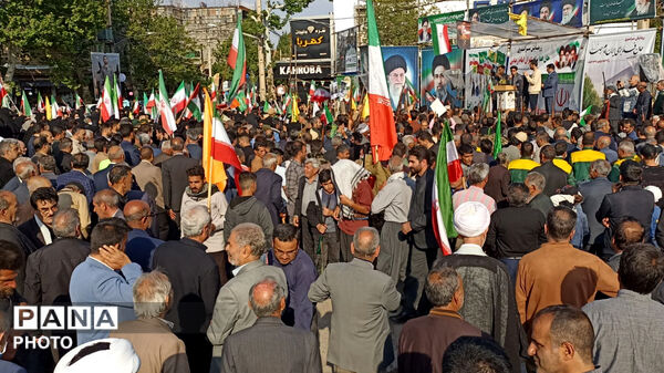  همبستگی مردمی در رزمایش جان فدا درکوهدشت