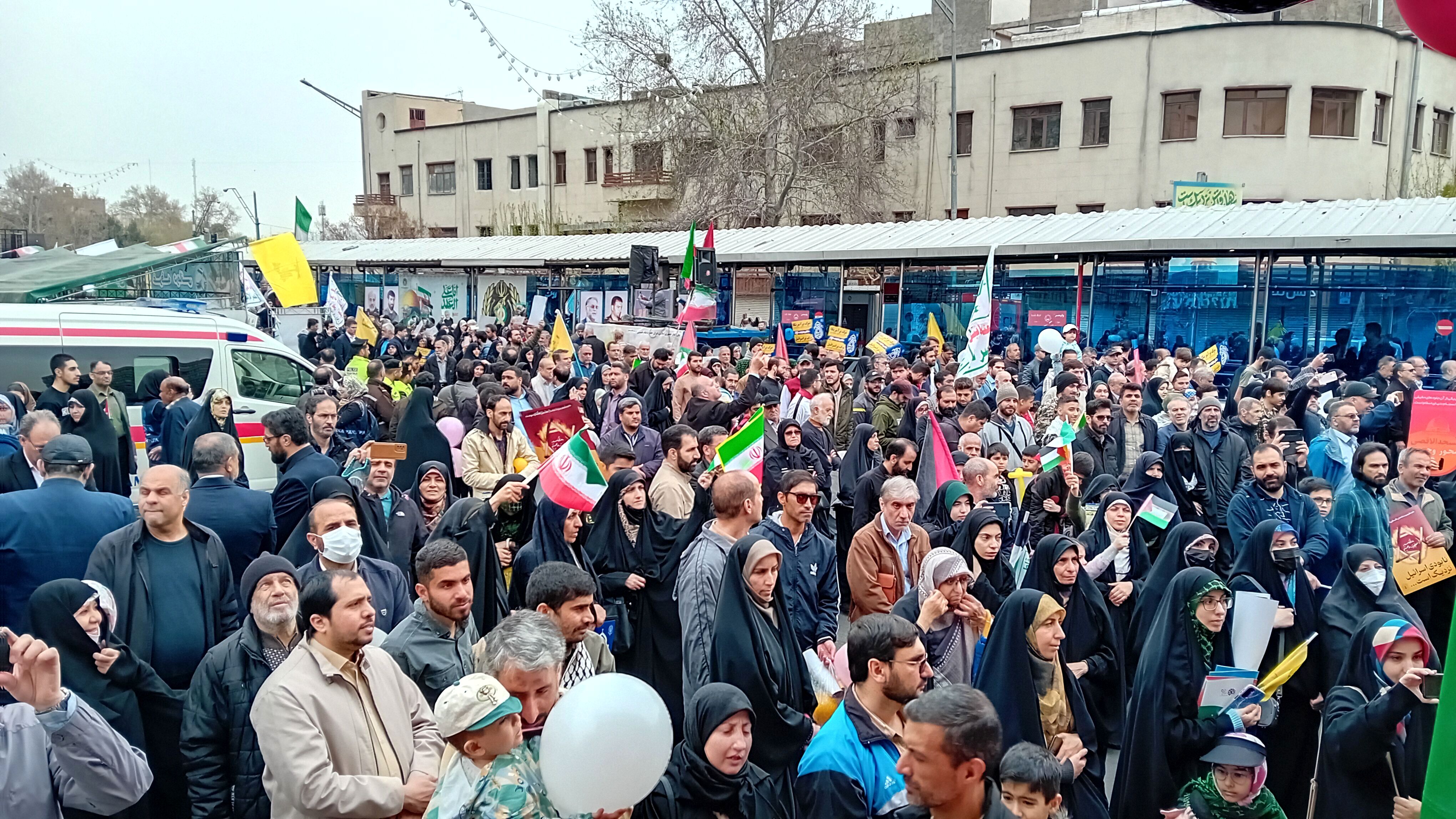 فریاد حمایت از فلسطین در روز جهانی قدس