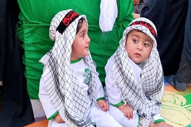 همایش شیرخوارگان حسینی در شهرستان میناب